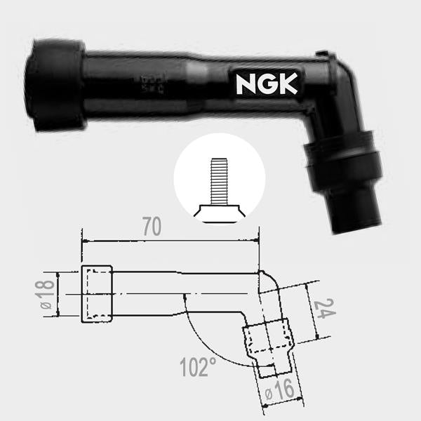 NGK Kerzenstecker XB05F