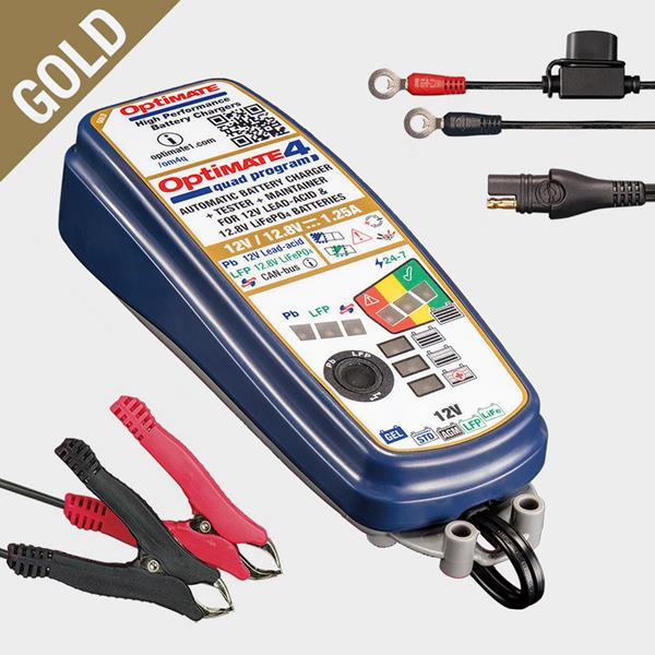 Batterieladegerät OptiMate 4 QuadProgram