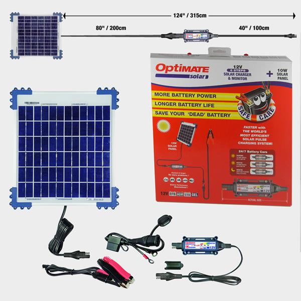 Batterieladegerät OptiMate SOLAR 10W 12V