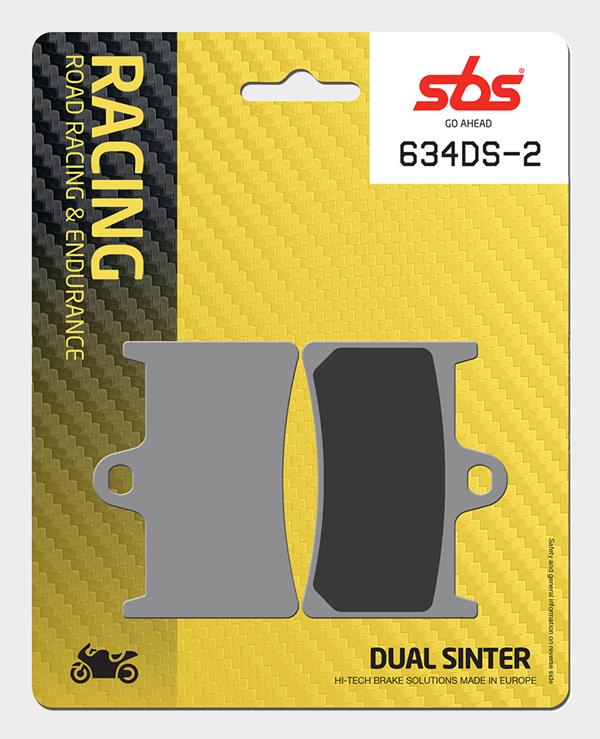 SBS Racing Bremsbeläge 634DS-2 DualSinter passend für Yamaha