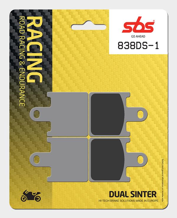 SBS Racing Bremsbeläge 838DS-1 DualSinter