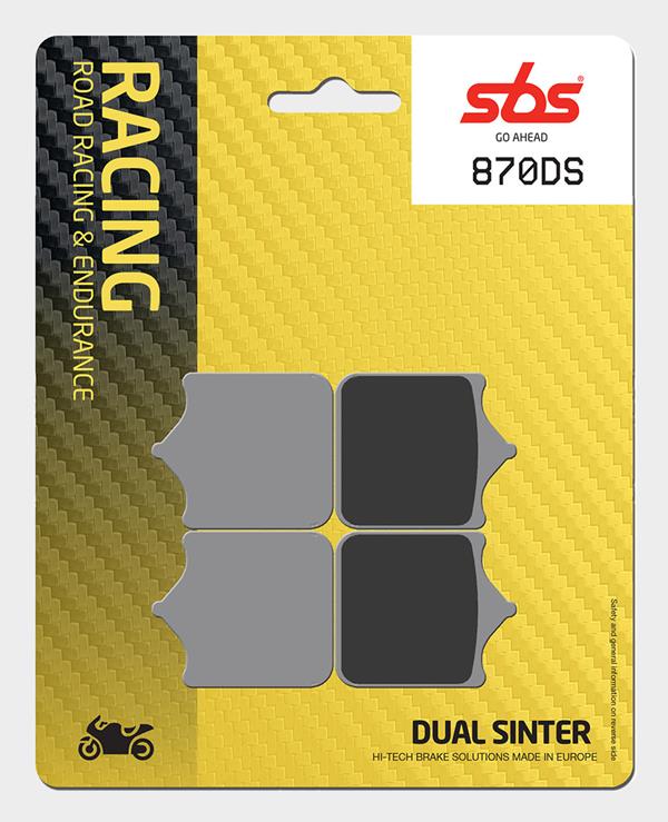 SBS Racing Bremsbeläge 870DS-1 DualSinter passend für BMW