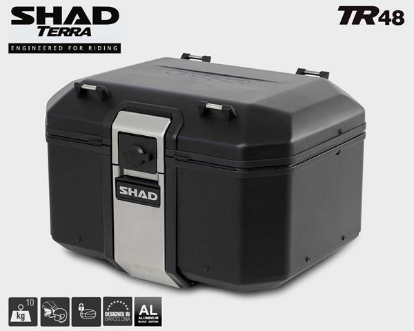 SHAD TERRA Top Box ALU TR48 black