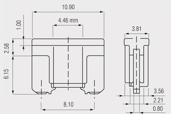 Stecksicherung 7,5Amp braun Mini Profil
