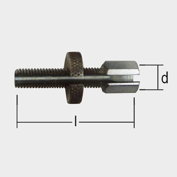 Stellschraube m.Schlitz M6 6-Kant+Rände passend für Derbi
