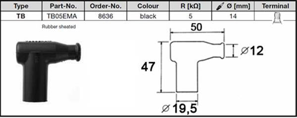 NGK Kerzenstecker TB05EMA