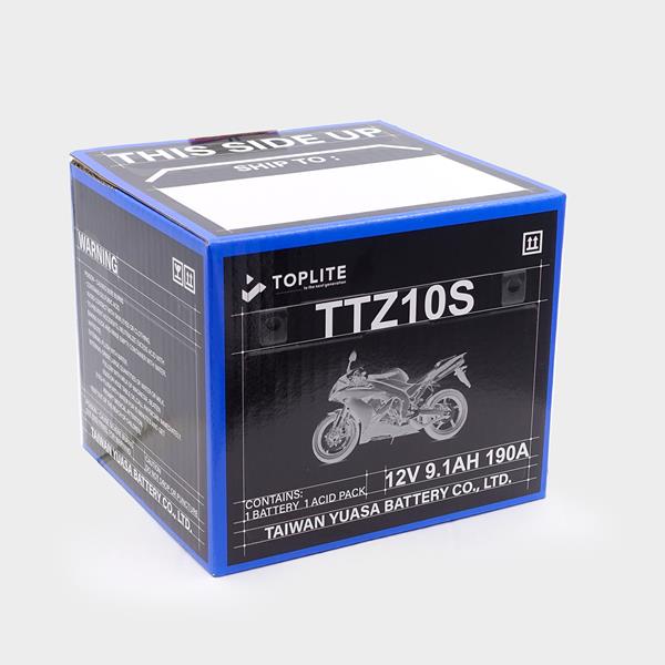 Toplite Motorradbatterie TTZ10S 12V 9,1Ah