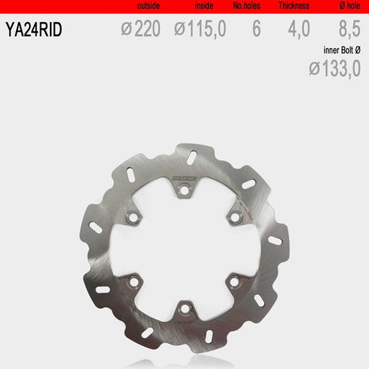 Bremsscheibe hinten WAVE fix YA24RID passend für Yamaha