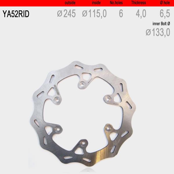 Bremsscheibe hinten WAVE fix YA52RID passend für Yamaha