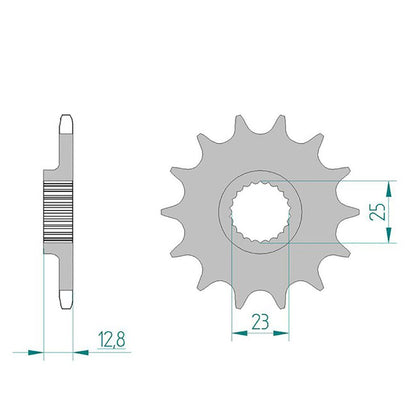 AFAM Kettensatz für Polaris Trail Boss 330 03-10 520 MR2G Kettenkit