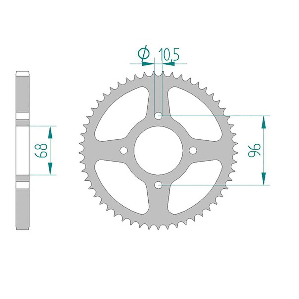 DID Kettensatz für Honda MTX 125 RW 83-86 428 VX Kettenkit
