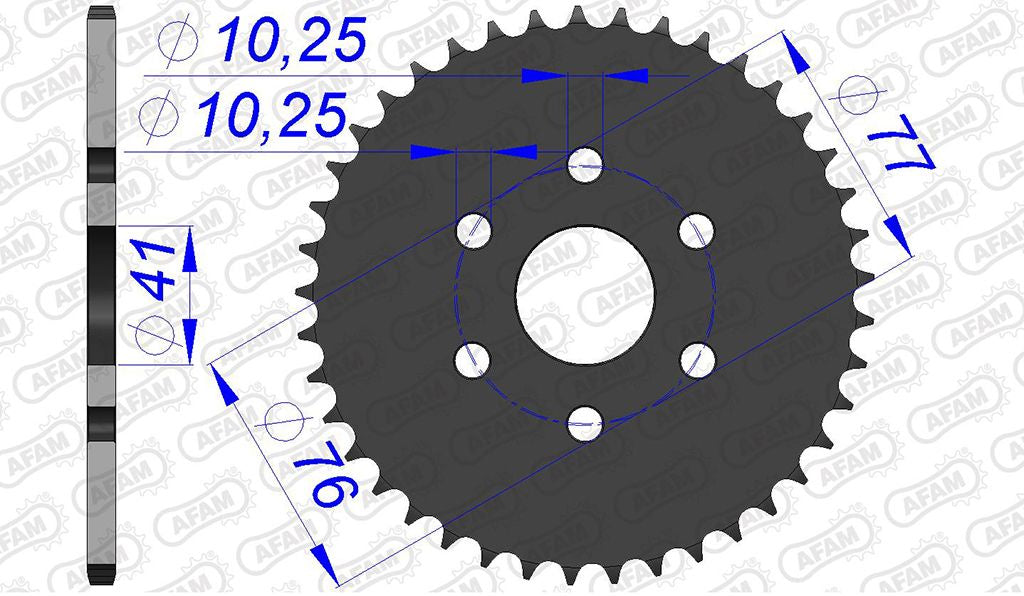 AFAM Kettenrad ALU #415