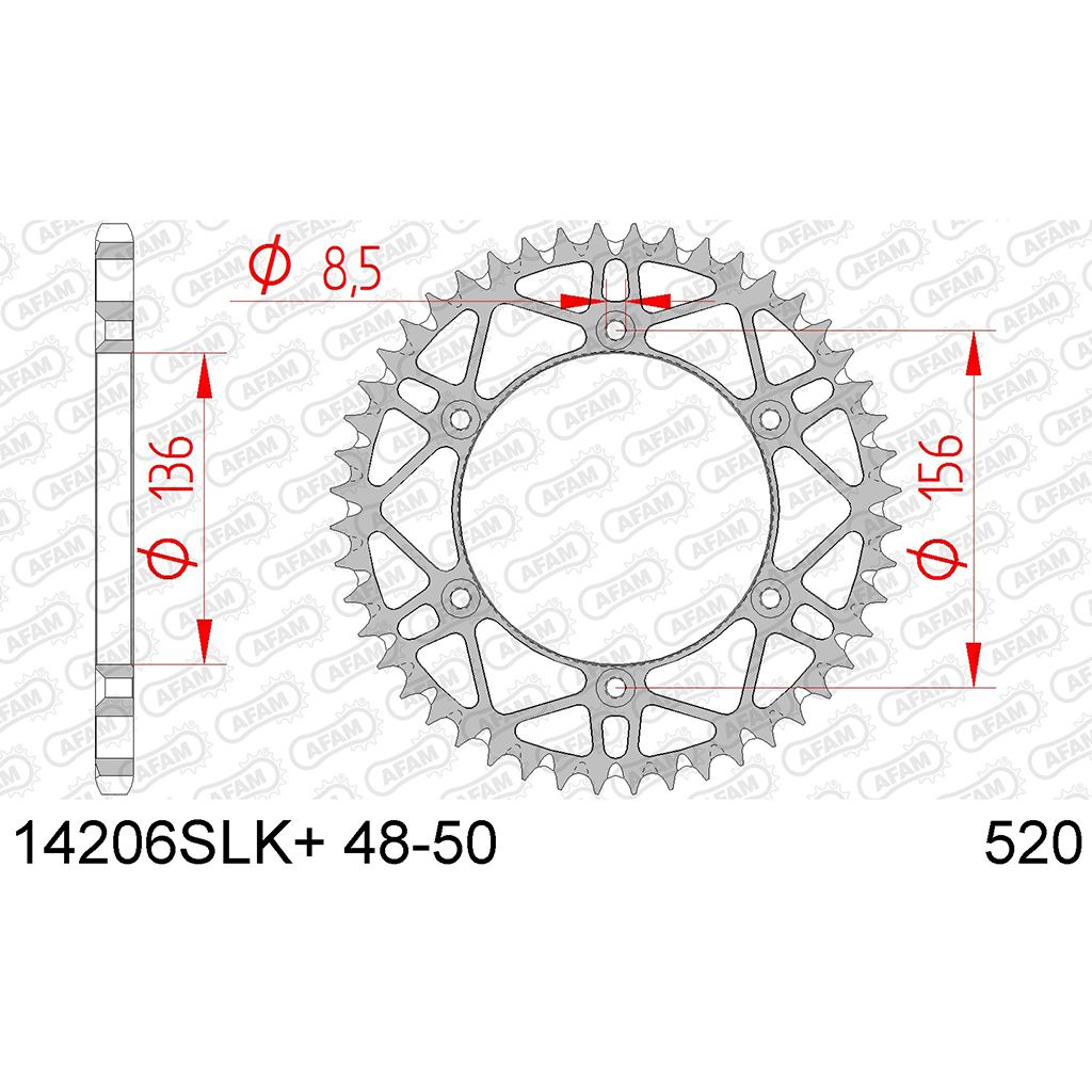 DID Kettensatz für Husqvarna CR 125 02-04 520 NZ Kettenkit