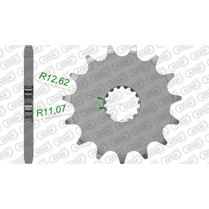 AFAM Kettensatz für Royal Enfield Continental 650 GT EFI Twin A 18-21 525 XHR3G Kettenkit