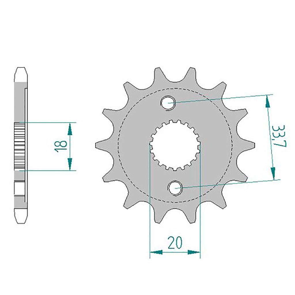 AFAM Ritzel #428 15 Zähne