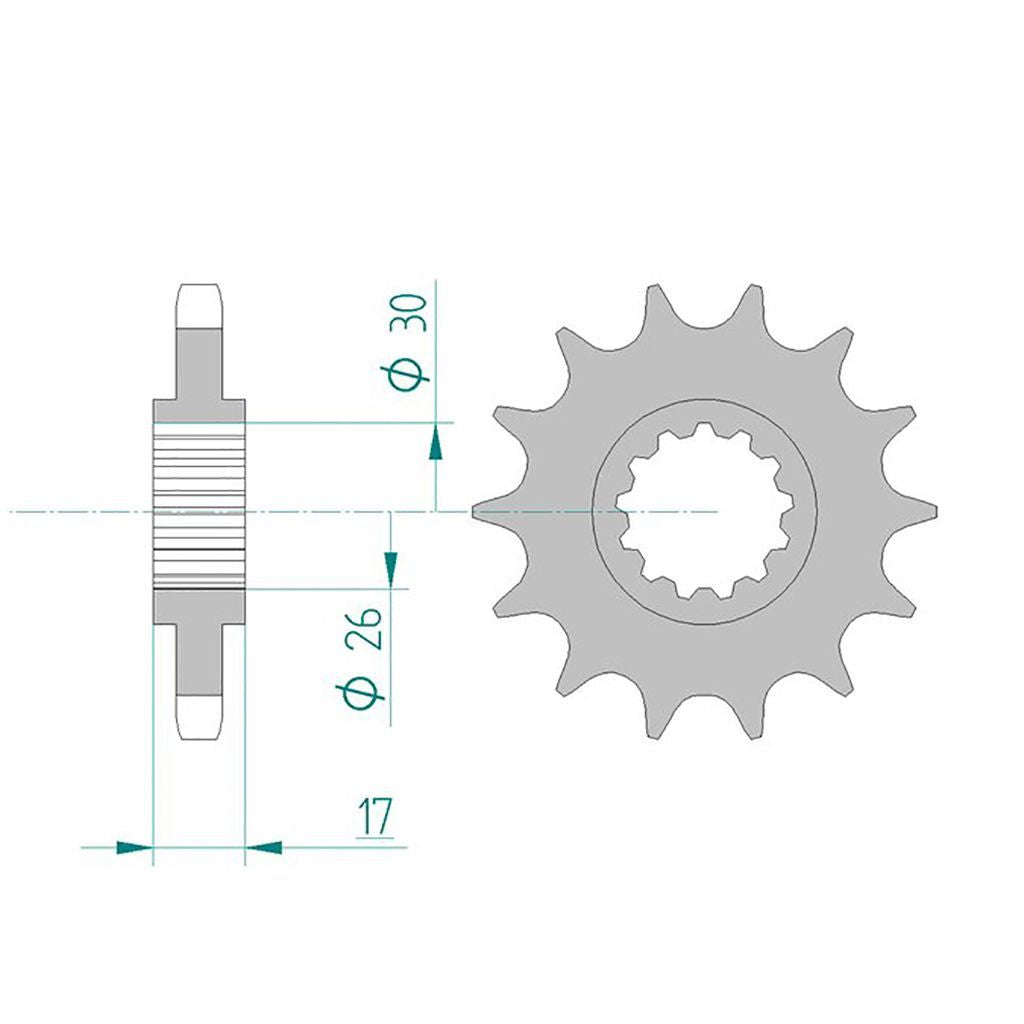AFAM Kettensatz für Honda CBF 1000 06-10 530 XHR2G Kettenkit