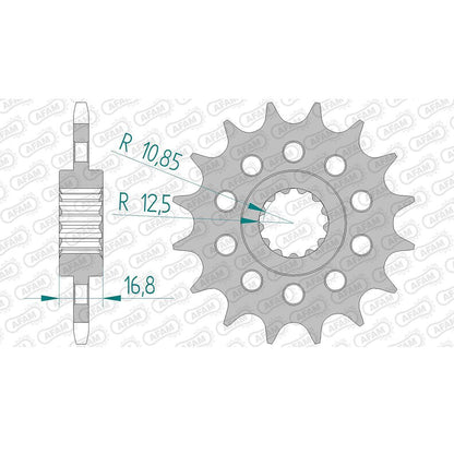 AFAM Ritzel #520 15 Zähne