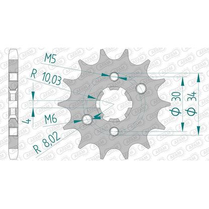 AFAM Ritzel #428 14 Zähne