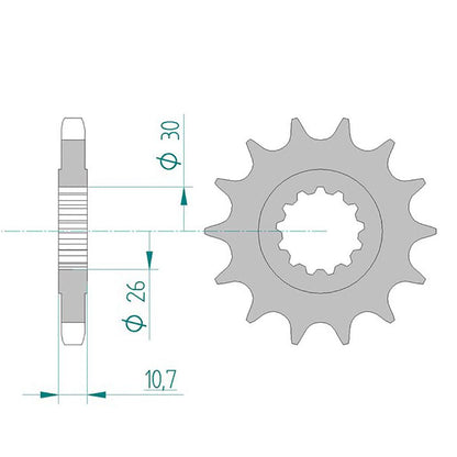 AFAM Kettensatz für Yamaha XJR 1200 SP 97-98 532 ZVX Kettenkit
