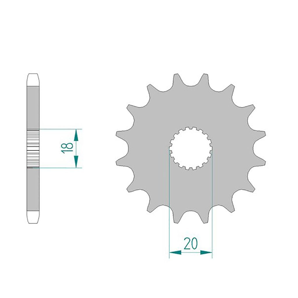 AFAM Ritzel 22200-12 #428 12 Zähne