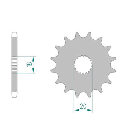 AFAM Ritzel 22200-12 #428 12 Zähne