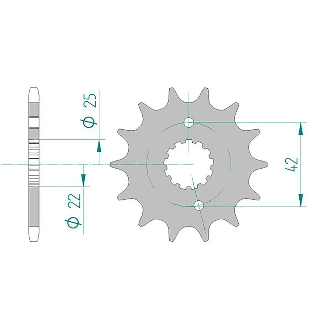 AFAM Kettensatz für Suzuki RG 250 Gamma W 83-84 520 XHR2G Kettenkit