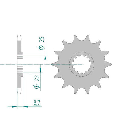 AFAM Kettensatz für Suzuki GS 500 F 04-08 520 XMR3 Kettenkit