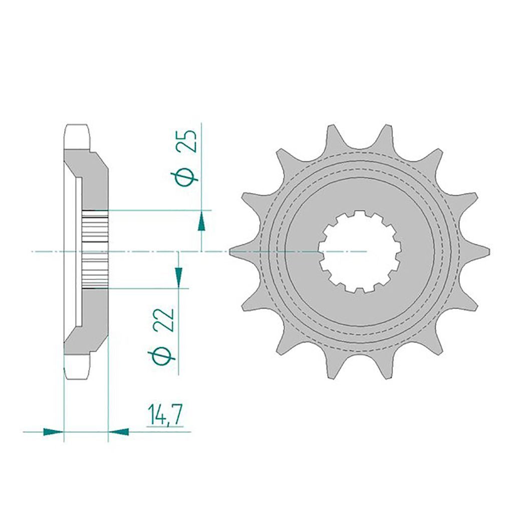 AFAM Ritzel #630 15 Zähne