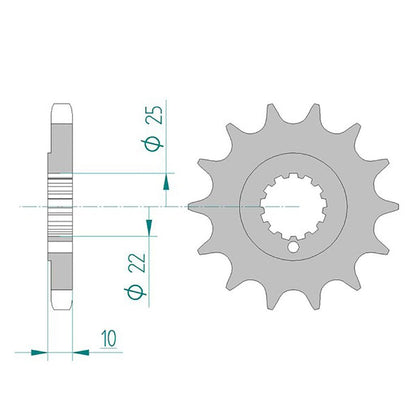 AFAM Ritzel #630 15 Zähne