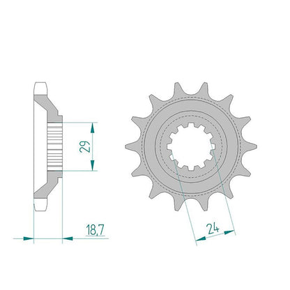 AFAM Ritzel #630 15 Zähne