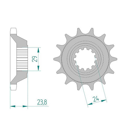 AFAM Ritzel #530 17 Zähne