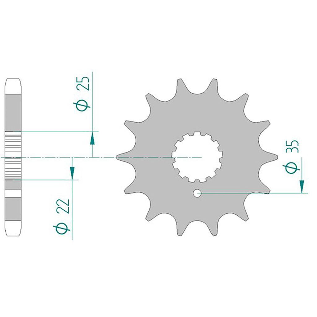 AFAM Kettensatz für Suzuki GSX 1100 E 1982 630 MO Kettenkit