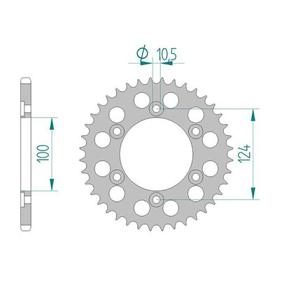 AFAM Kettenrad ALU #520