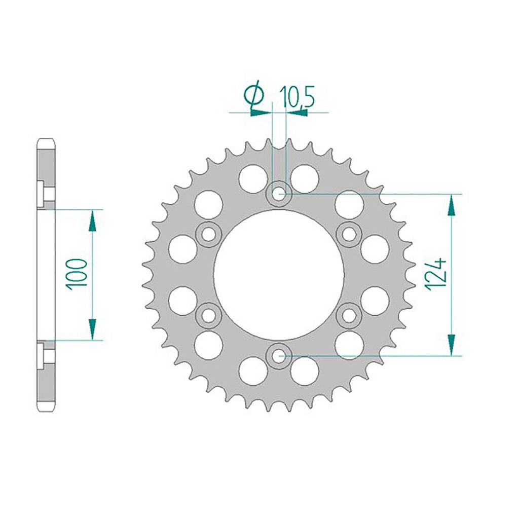 AFAM Kettenrad ALU #520