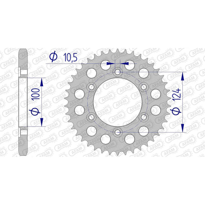 AFAM Kettenrad ALU #525