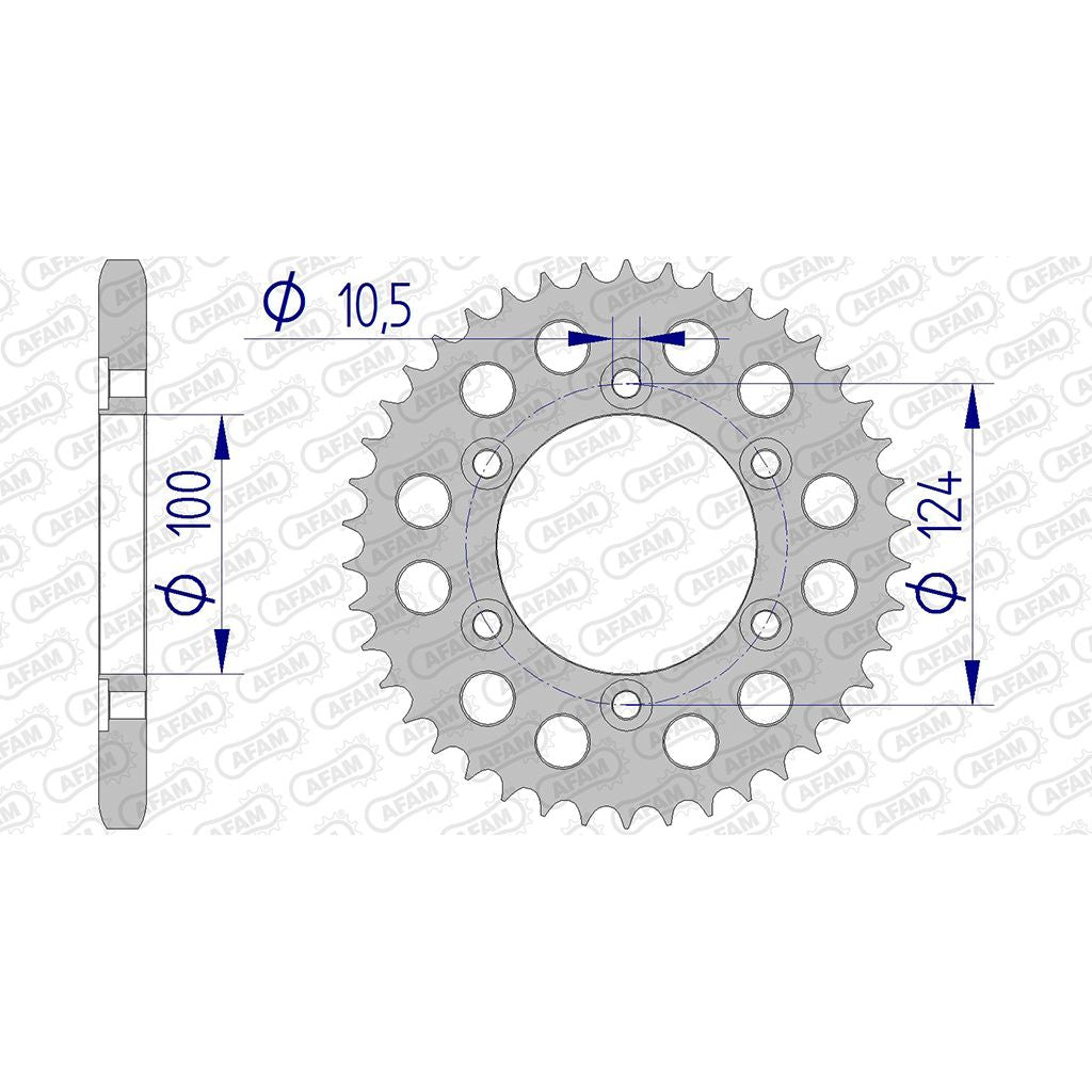 AFAM Kettenrad ALU #525