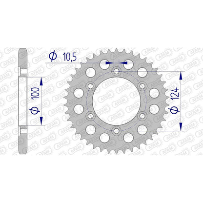 AFAM Kettenrad ALU #525
