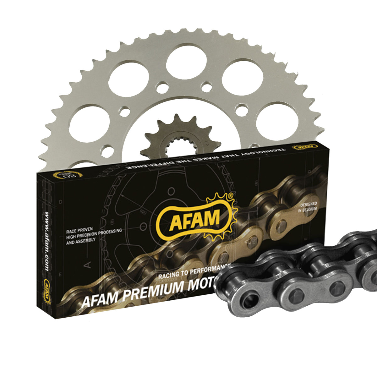 AFAM Kettensatz für KTM EGS 620 E Adventure LC4 1997 520 XMR3 Kettenkit