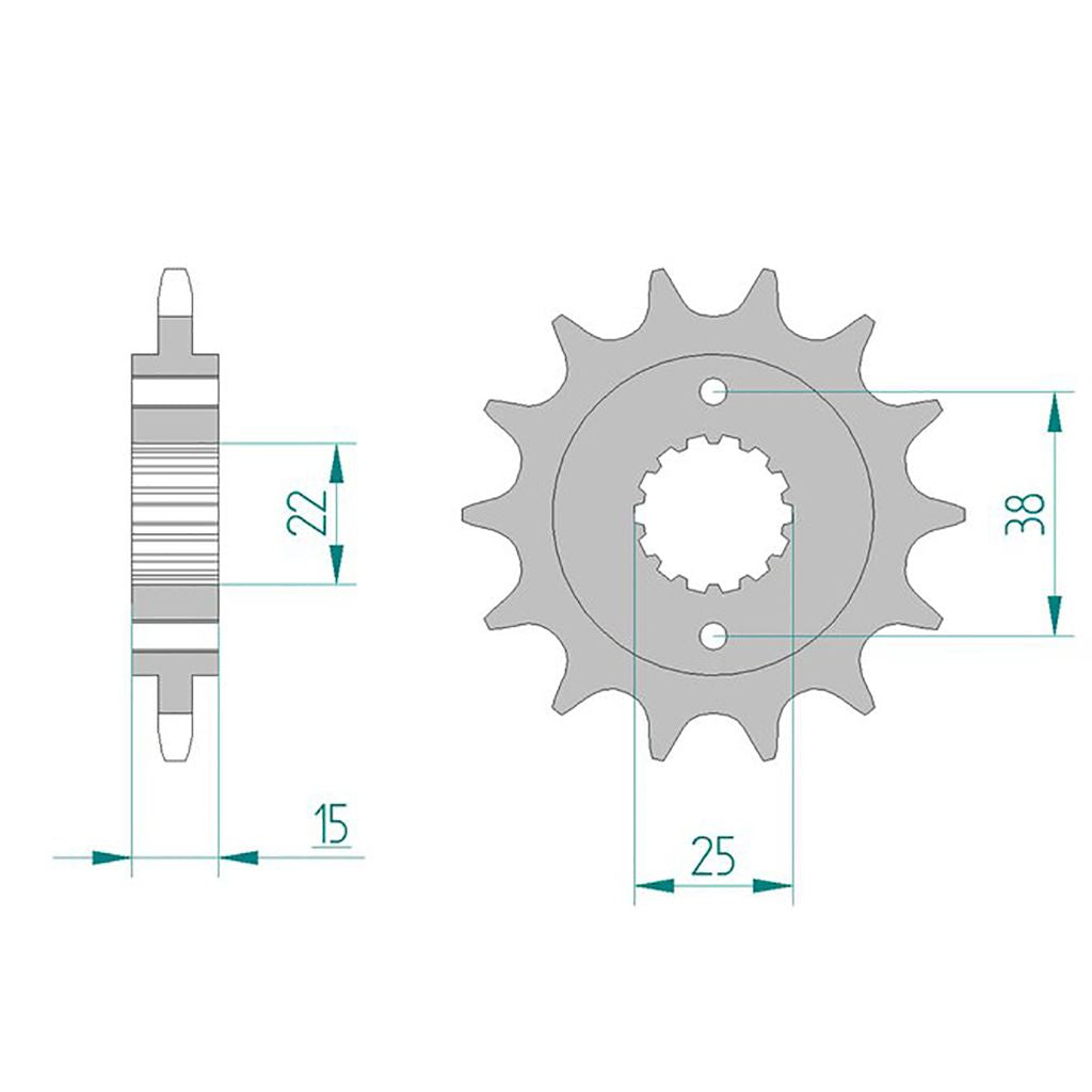 DID Kettensatz für Ducati 800 SS i.e. Carenata 03-04 520 VX3 Kettenkit