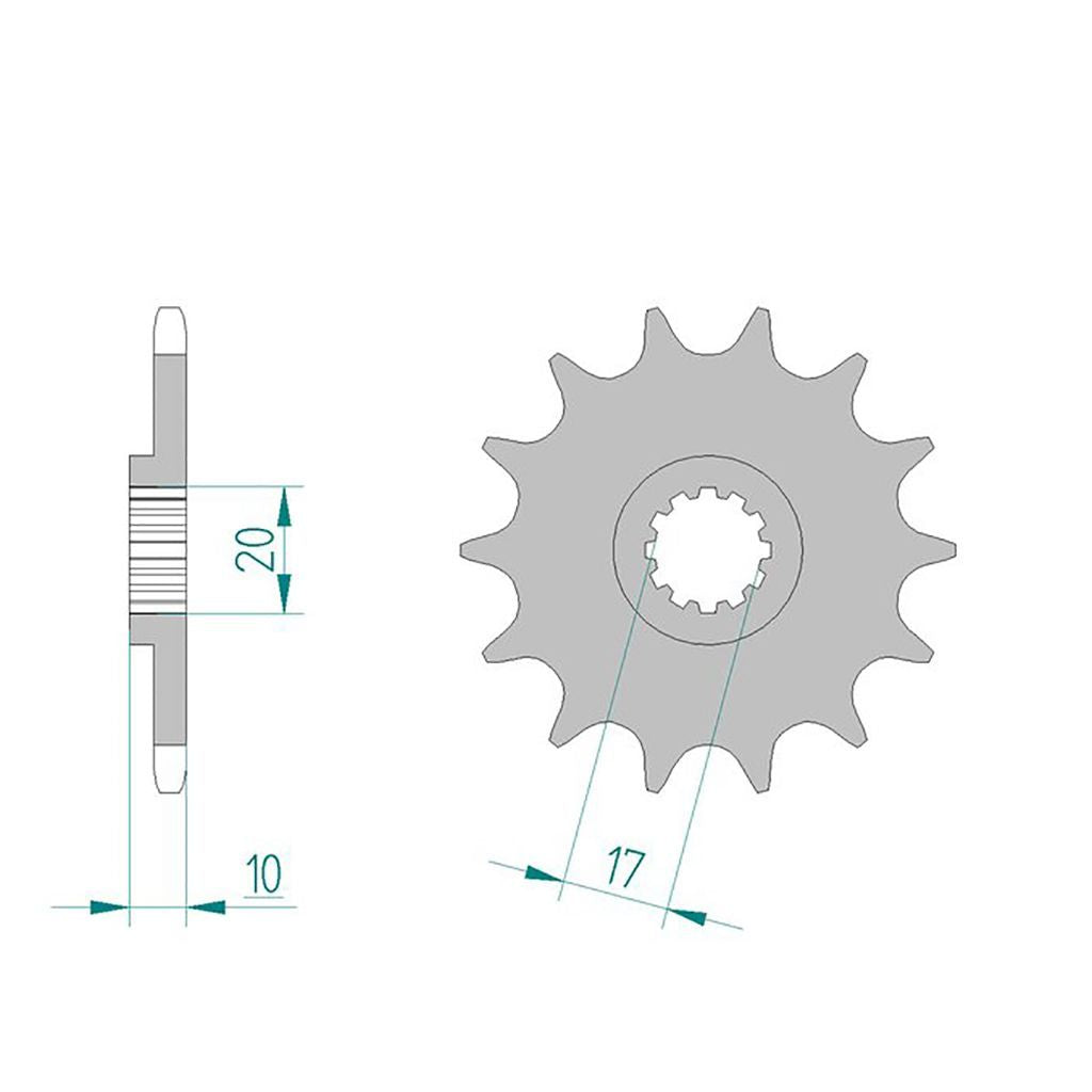 DID Kettensatz für Husqvarna CR 125 02-04 520 NZ Kettenkit