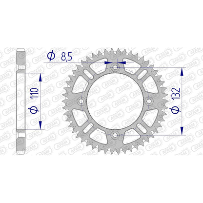 AFAM Kettenrad ALU #428 S/C