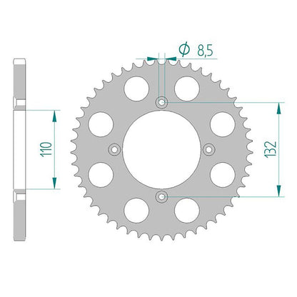 AFAM Kettenrad ALU #428