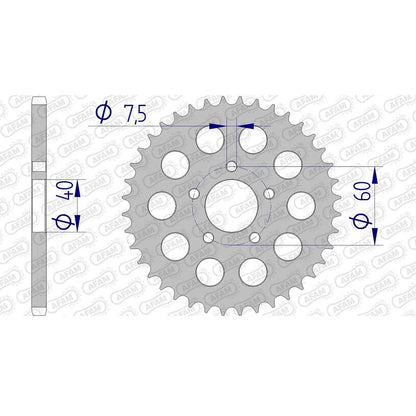 AFAM Kettenrad ALU #415 40 Zähne