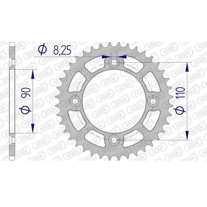 AFAM Kettenrad ALU #415
