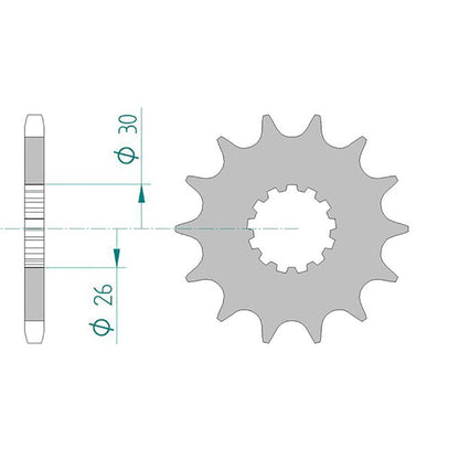 AFAM Kettensatz für Triumph Bonneville 865 SE 09-11 525 XSR2G Kettenkit