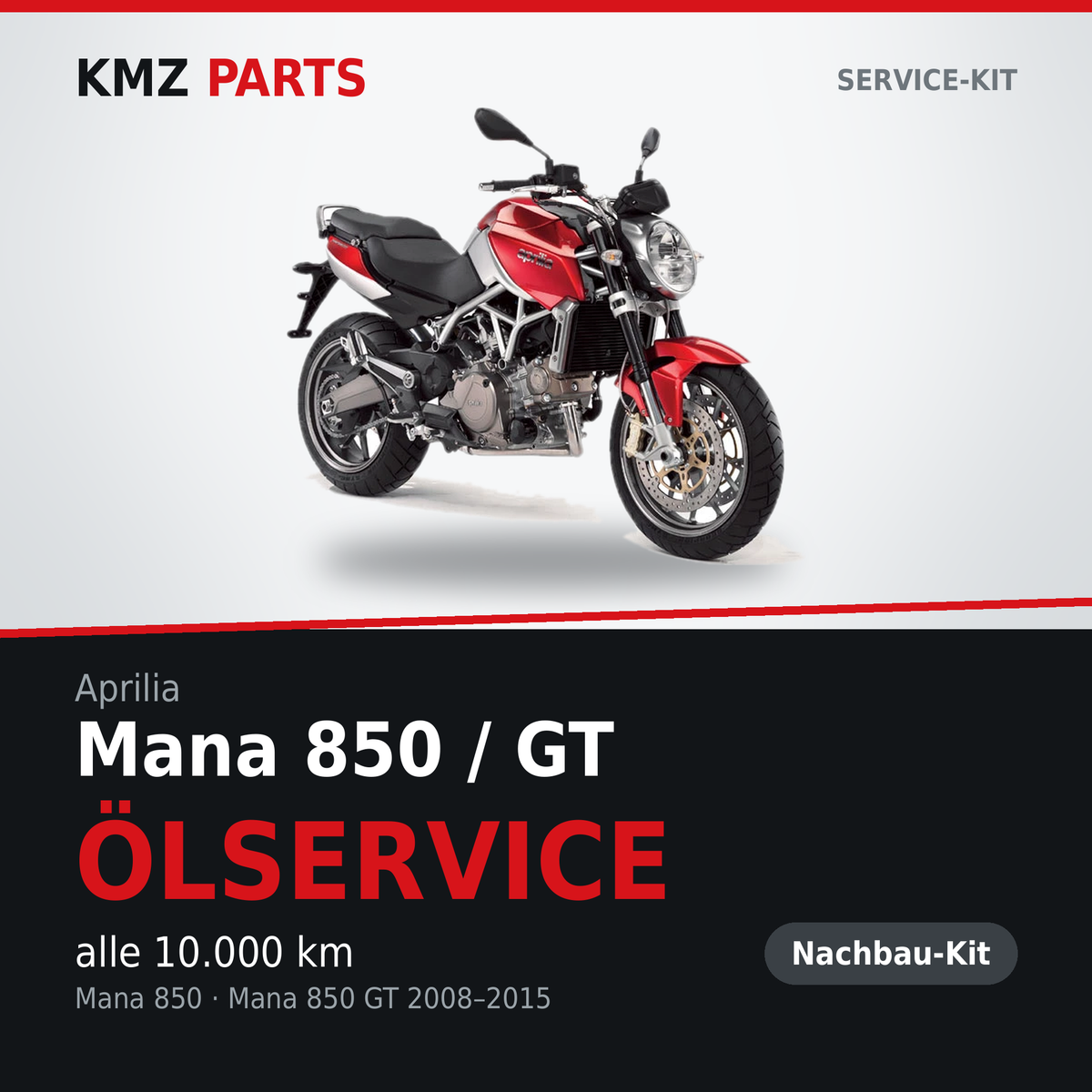 Aprilia Mana 850 Service-Kit Ölservice Nachbau