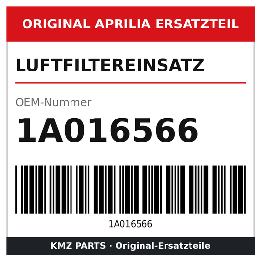 Aprilia Luftfiltereinsatz 1A016566 Original