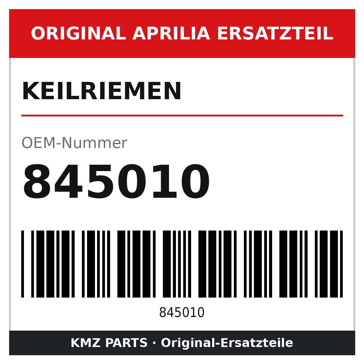 Aprilia Keilriemen 845010 Original