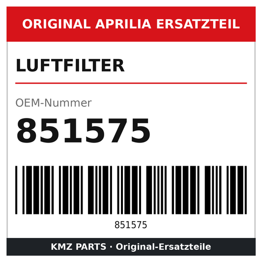 Aprilia Luftfilter 851575 Original
