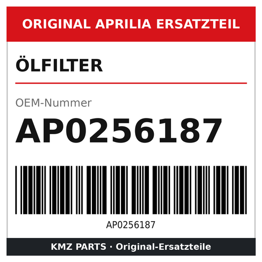 Aprilia Ölfilter AP0256187 Original